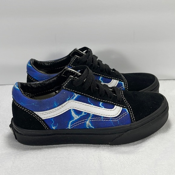 Vans Other - Vans Old Skool Lightning Blue Black Size 13.5